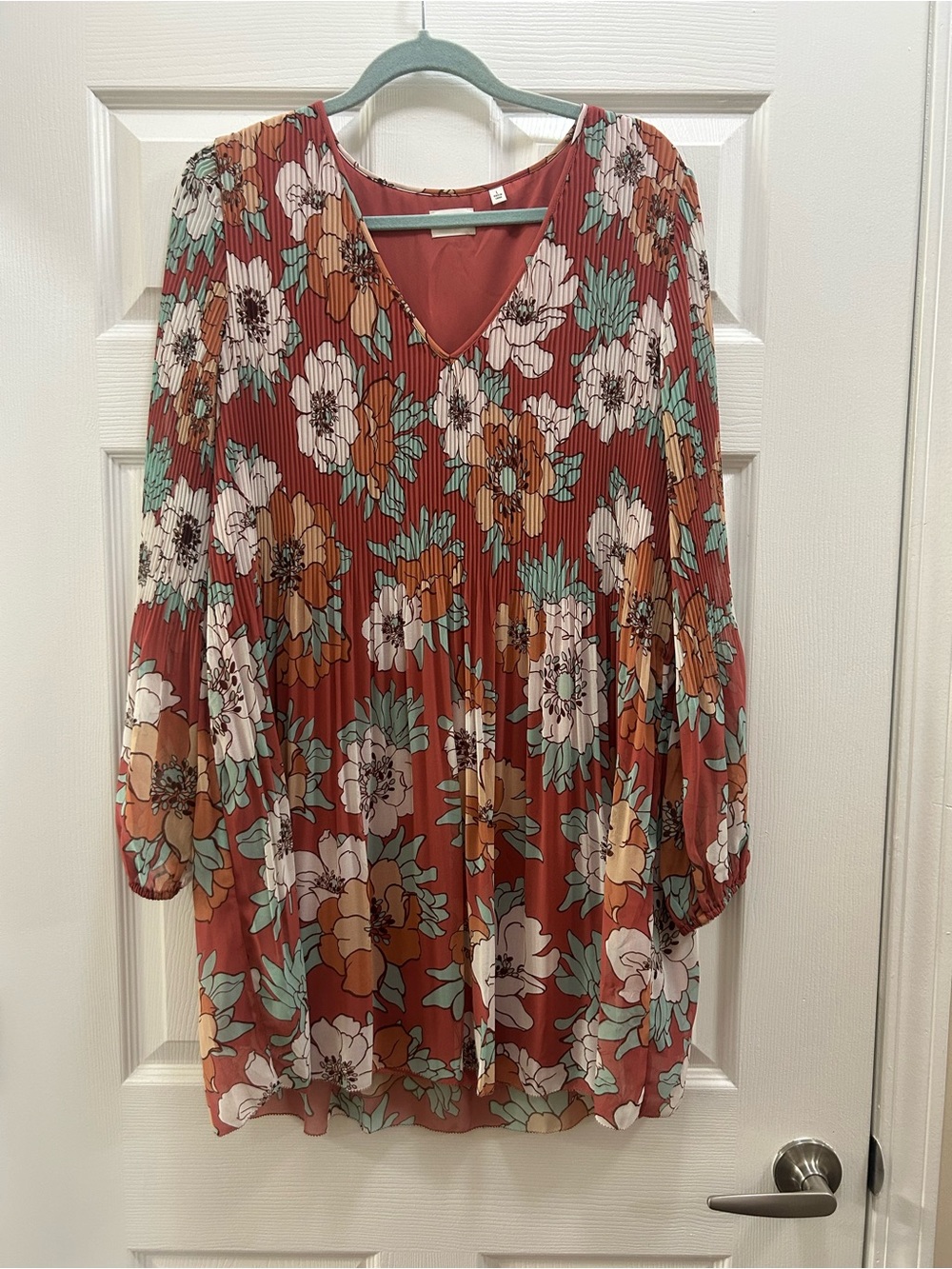Wilfred Floral Pleated Dress